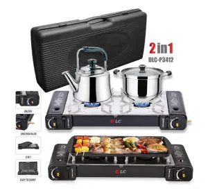 2 In 1 Portable Gas Stove