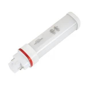 5.5W LED 2-pin Compact Lamp, Horizontal Orientation. 120-277V Input, GX23 Base, 3000K, Direct Drive, Generation 2