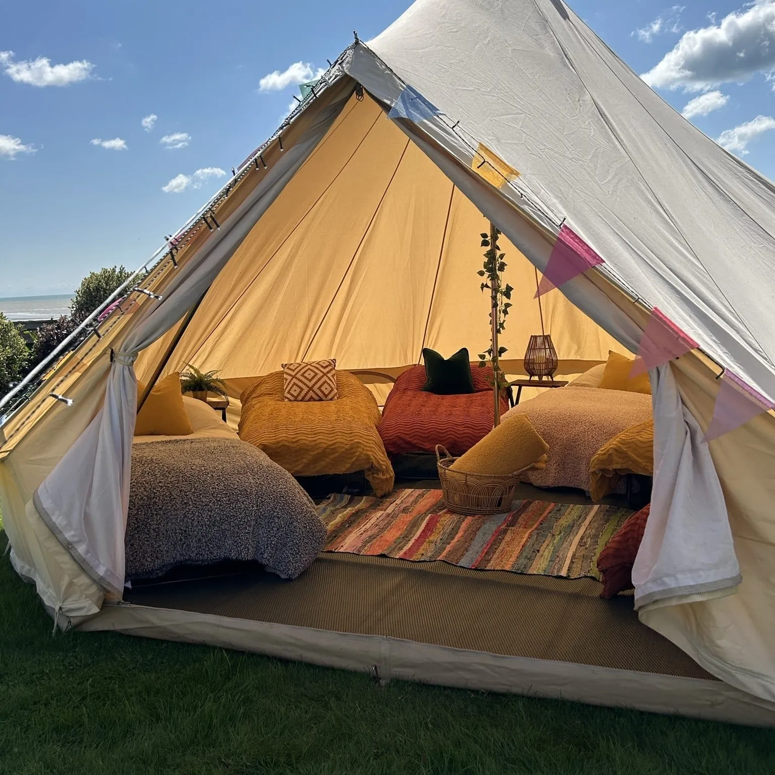 5m Bell Tent Fireproof (No Stove Hole)