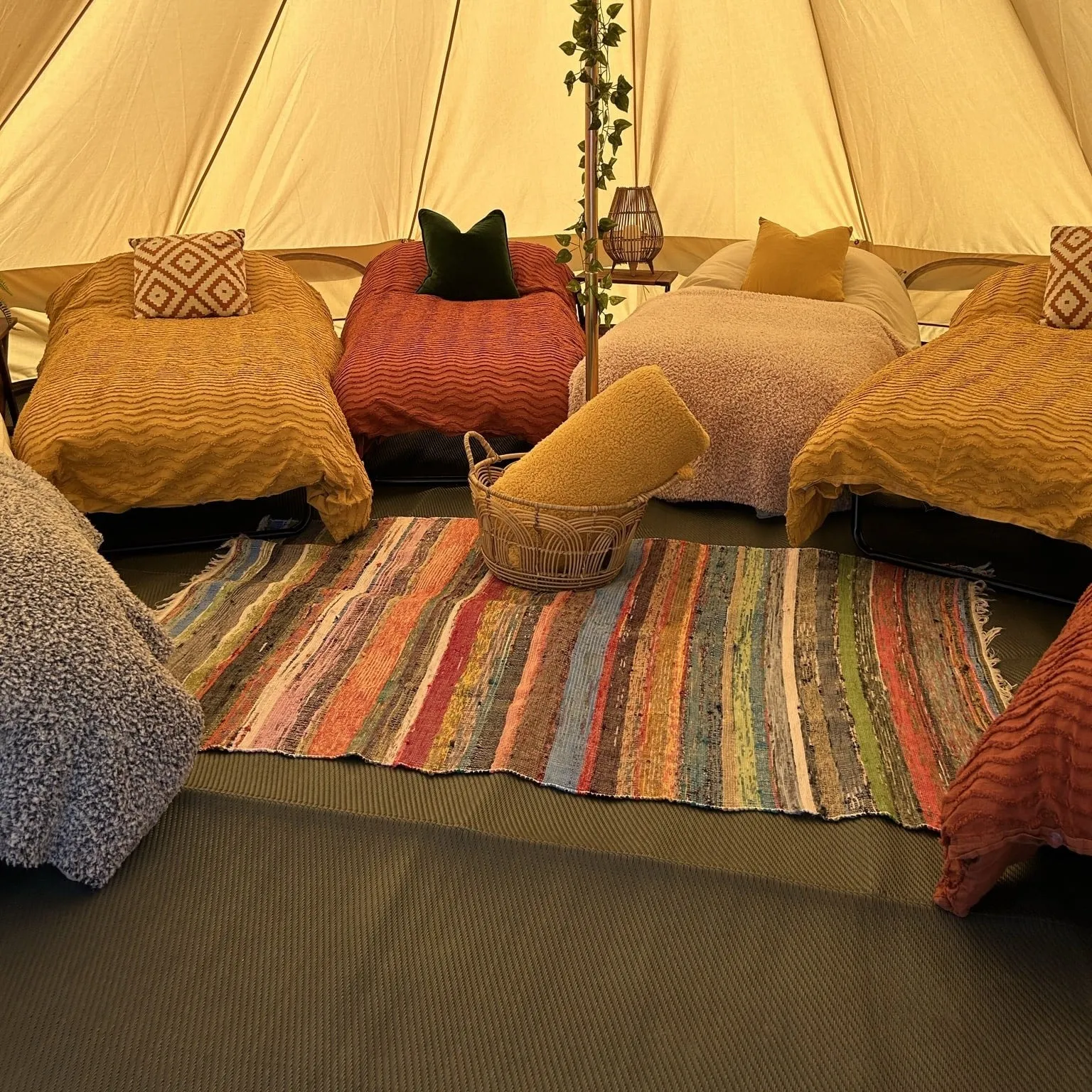 5m Bell Tent Fireproof (No Stove Hole)