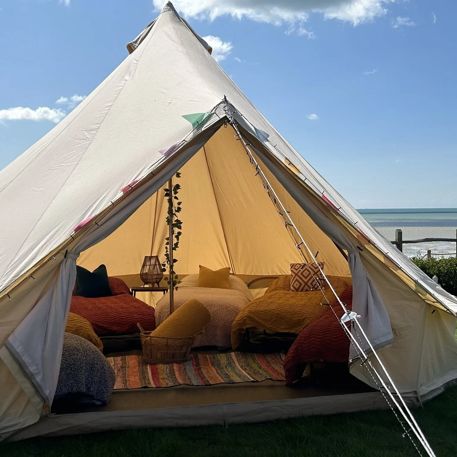 5m Bell Tent Fireproof (No Stove Hole)