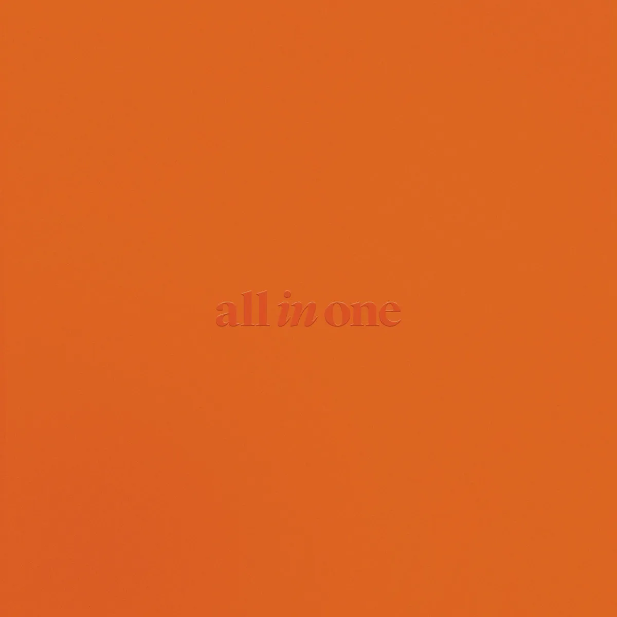 All In One - All In One