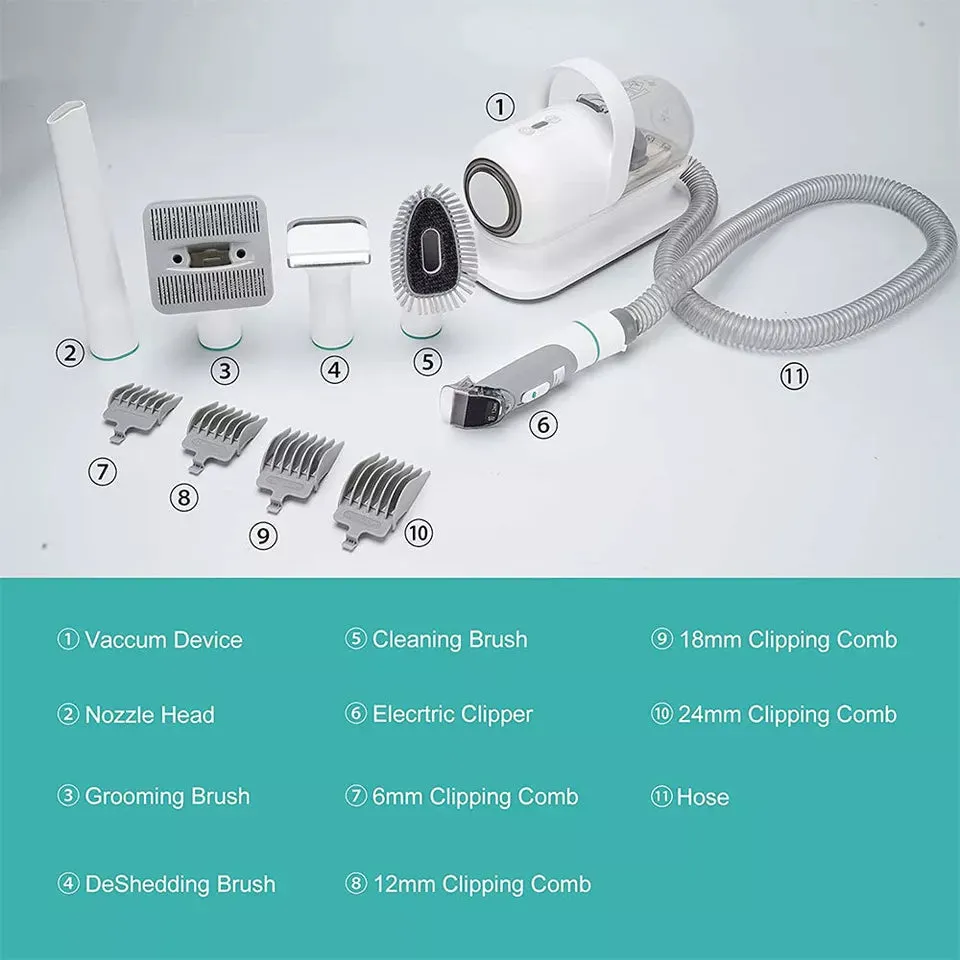 All in one Electric Pet Grooming Vacuum Kit