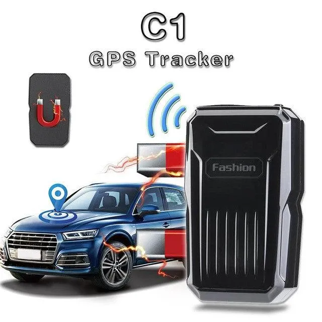 ANDOWL GPS VEHICLE TRACKER W/ STRONG MAGNET - C1B