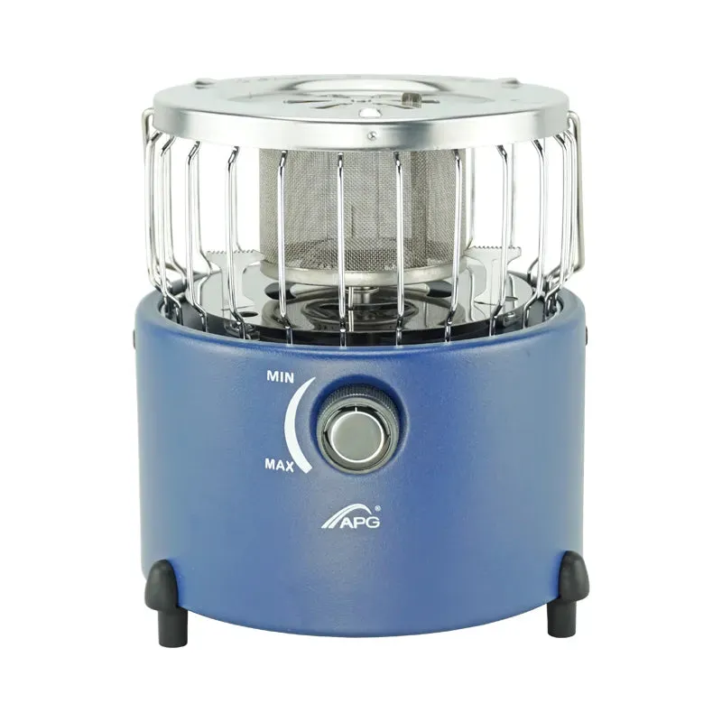 APG Portable 2 in 1 Camping Stove Gas Heater Outdoor Warmer Propane Butane Tent Heater System