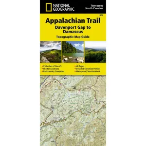 Appalachian Trail, Davenport Gap to Damascus Trail Map
