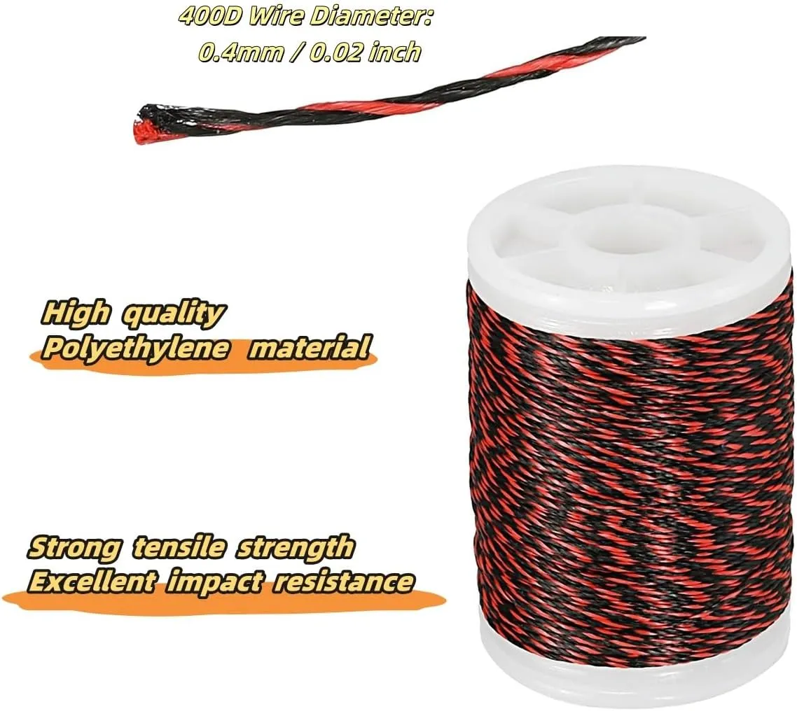 Archery Bow String Serving Thread 120yard(110m) for Compound Recurve Bow Tying Peep Sights Nocks