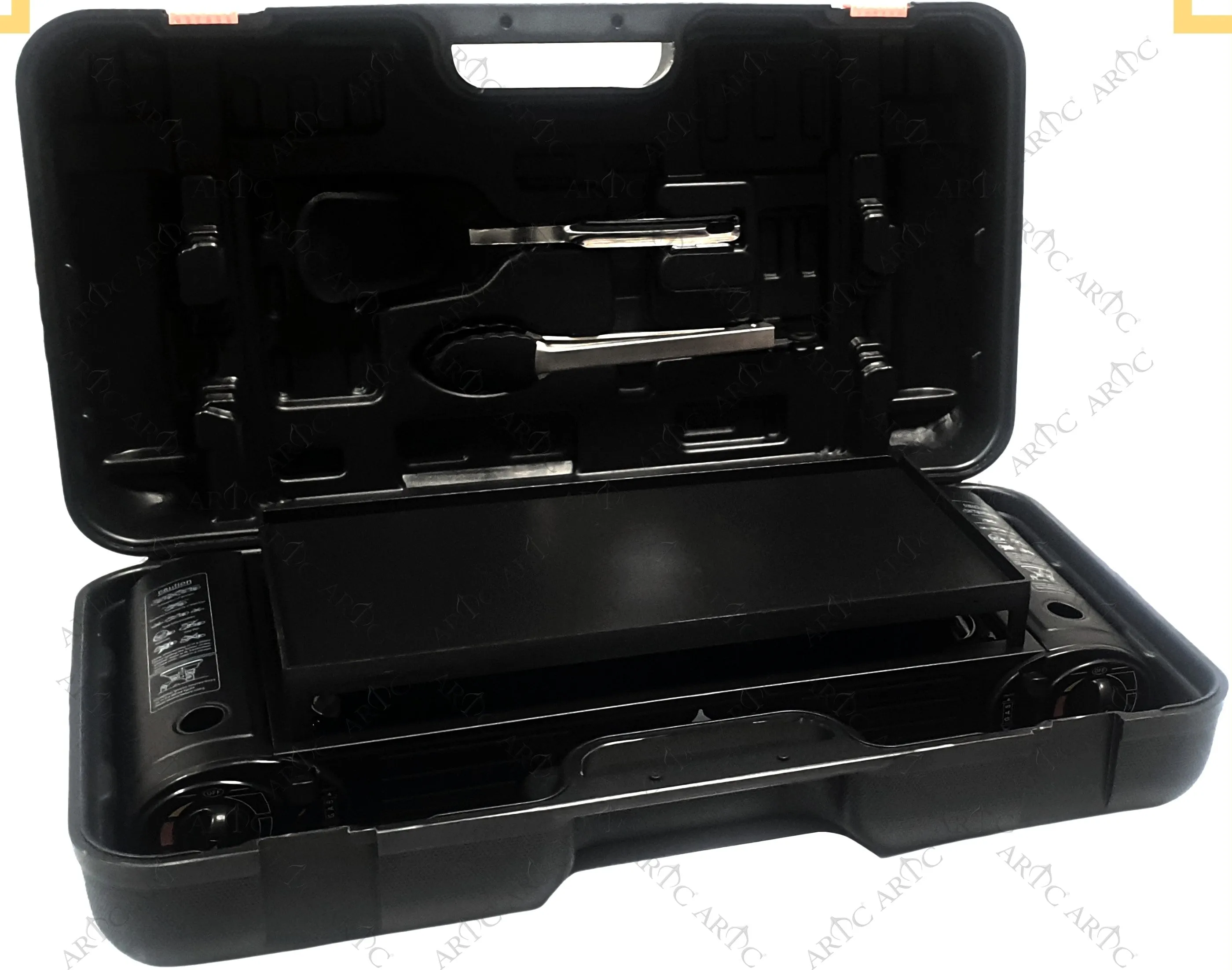 ARTC® Double Burner Portable Camping Gas Stove - Set of 6 Piece