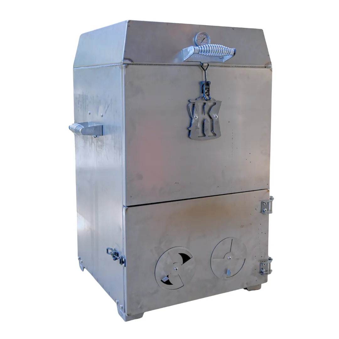 Corten Steel Roughneck Barrel Smoker, aka "Kent's Cowboy Smoke Box"