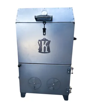 Corten Steel Roughneck Barrel Smoker, aka "Kent's Cowboy Smoke Box"