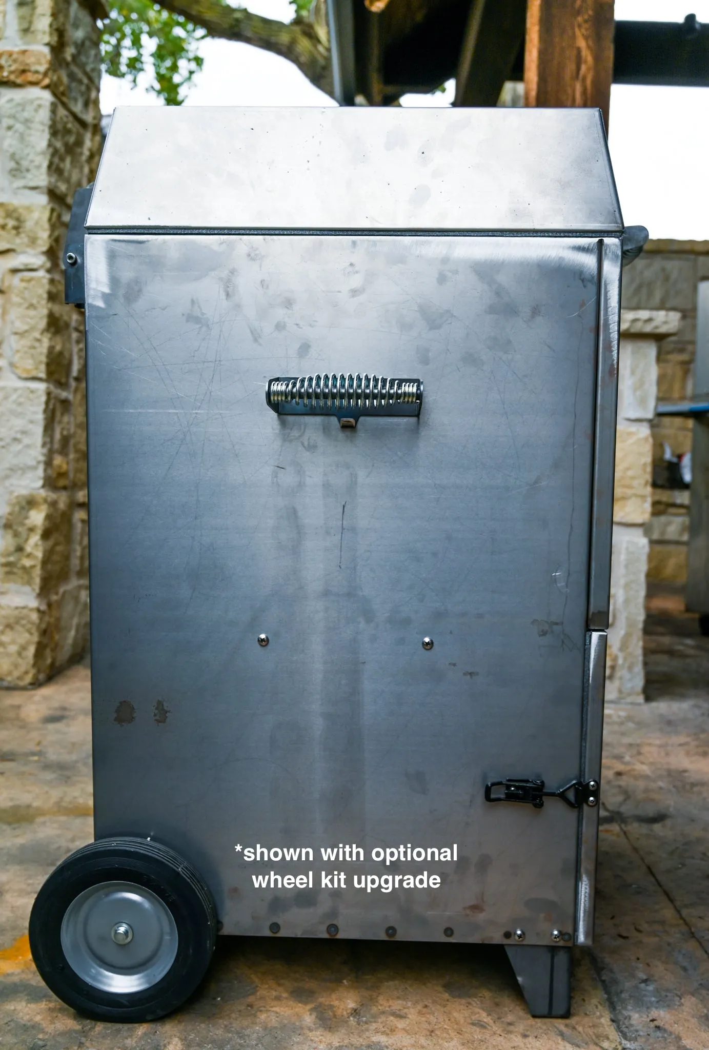 Corten Steel Roughneck Barrel Smoker, aka "Kent's Cowboy Smoke Box"