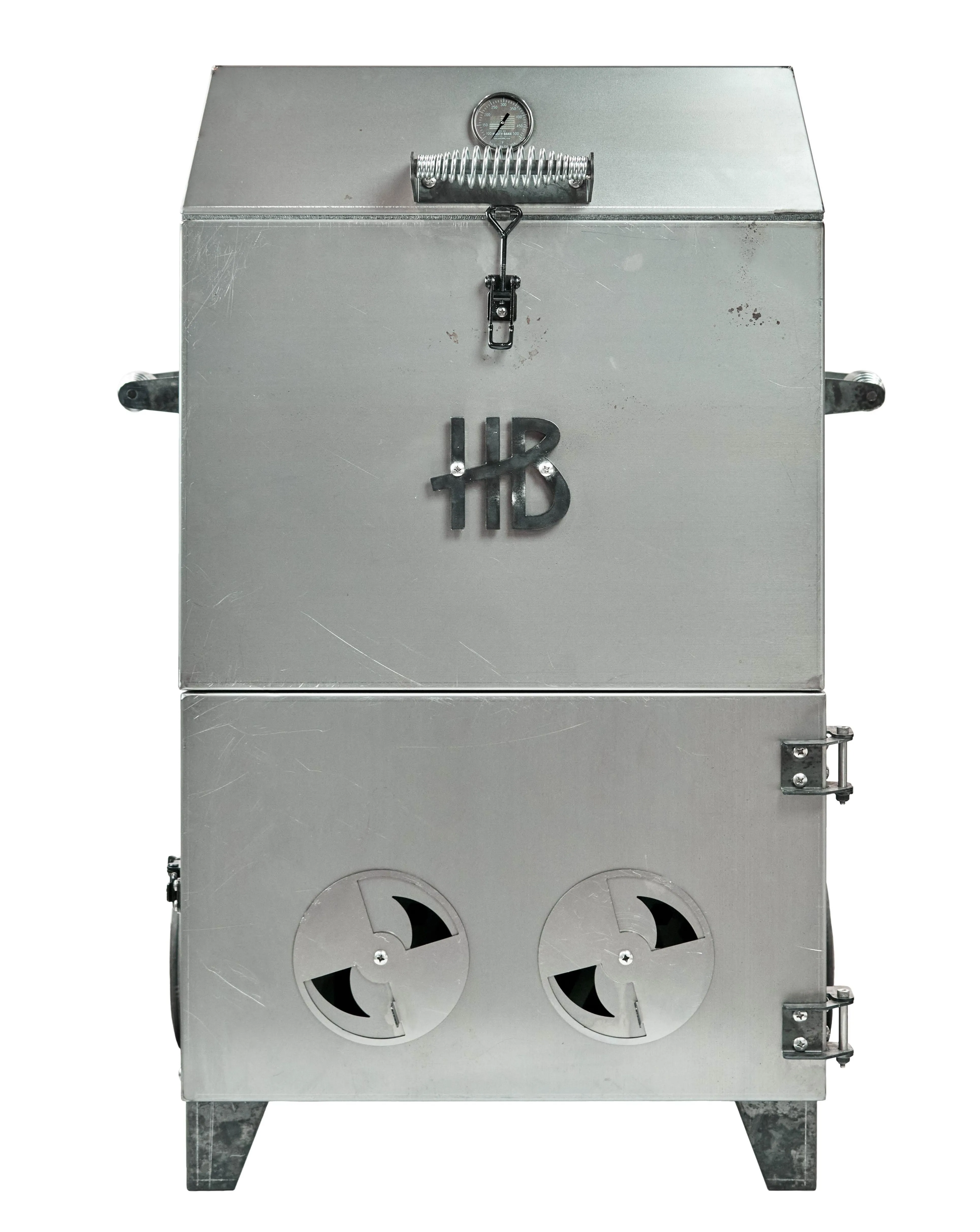 Corten Steel Roughneck Barrel Smoker, aka "Kent's Cowboy Smoke Box"