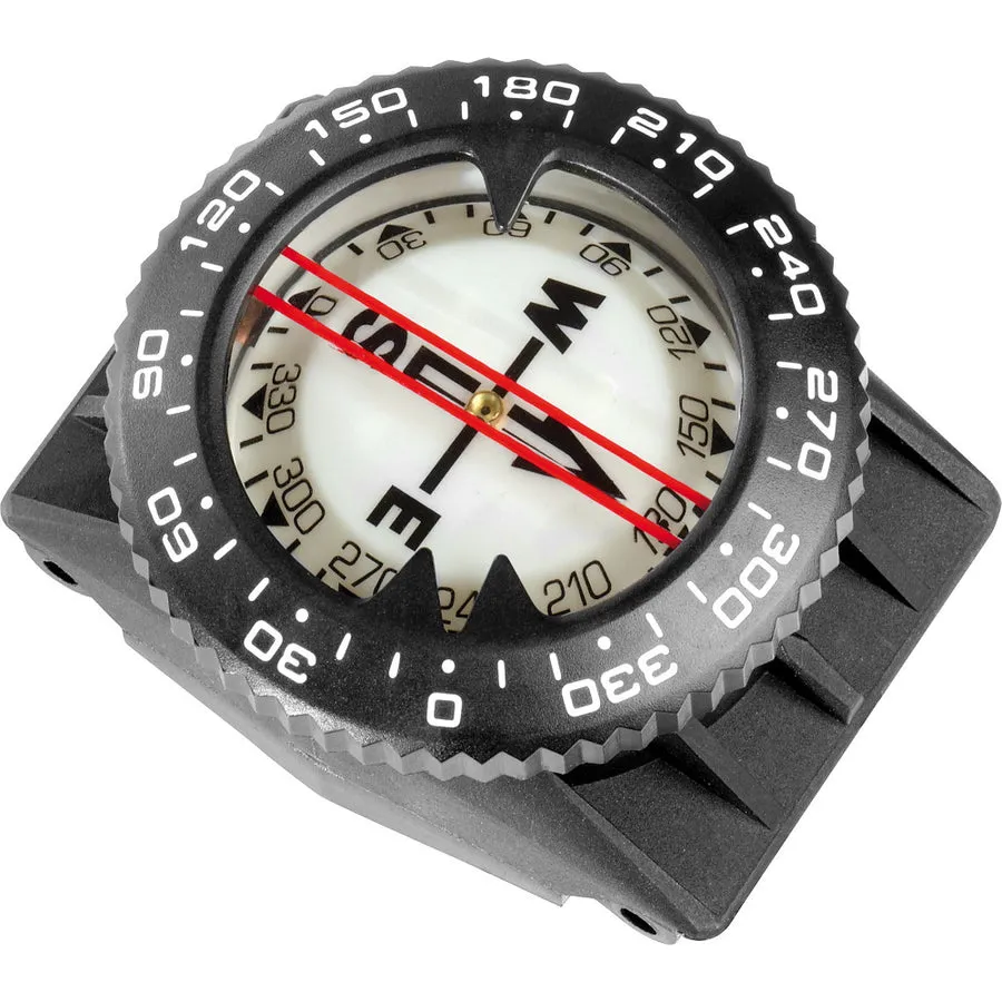 Cressi Compass w/ Strap and Hose Mount