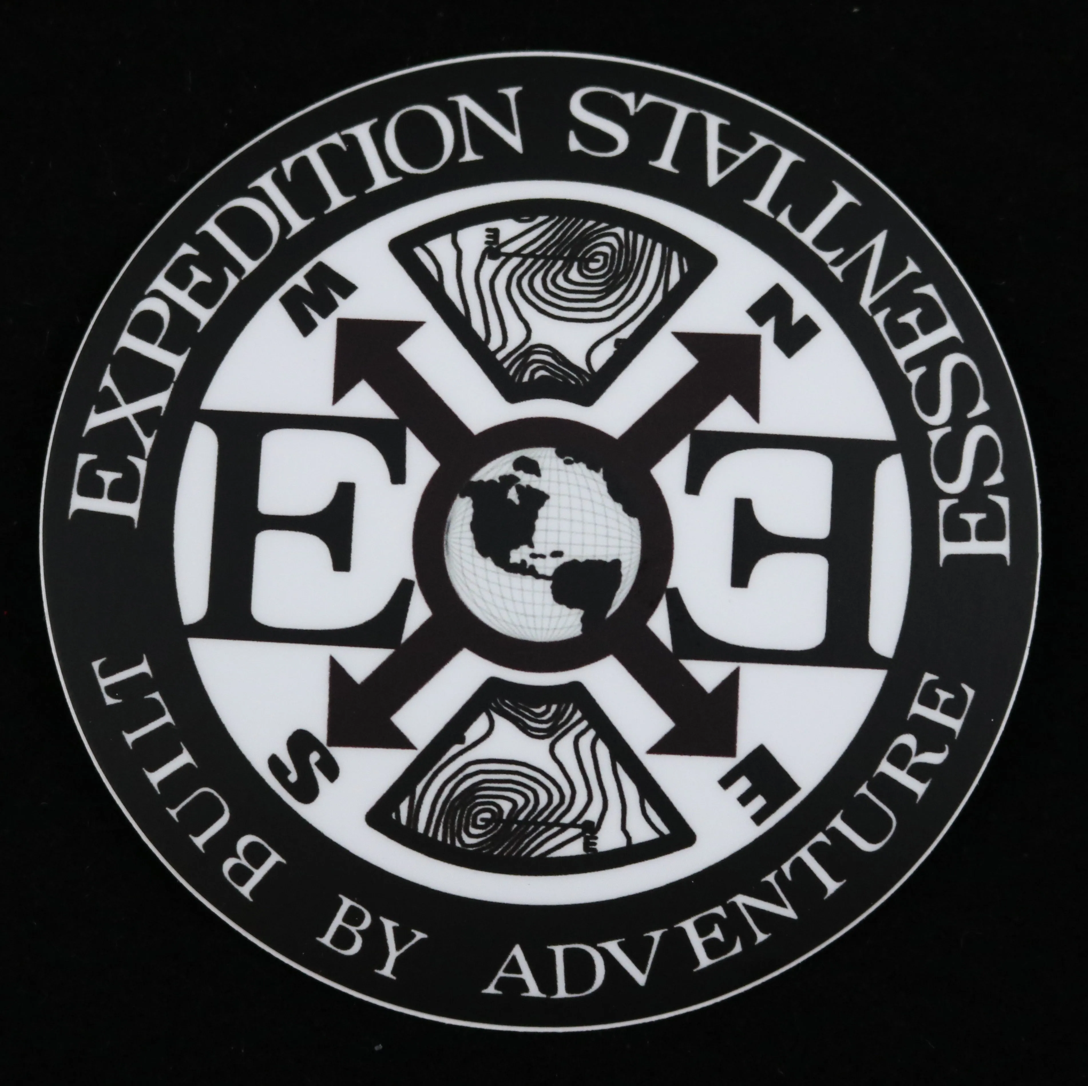 Expedition Essentials logo Sticker (Built By Adventure)