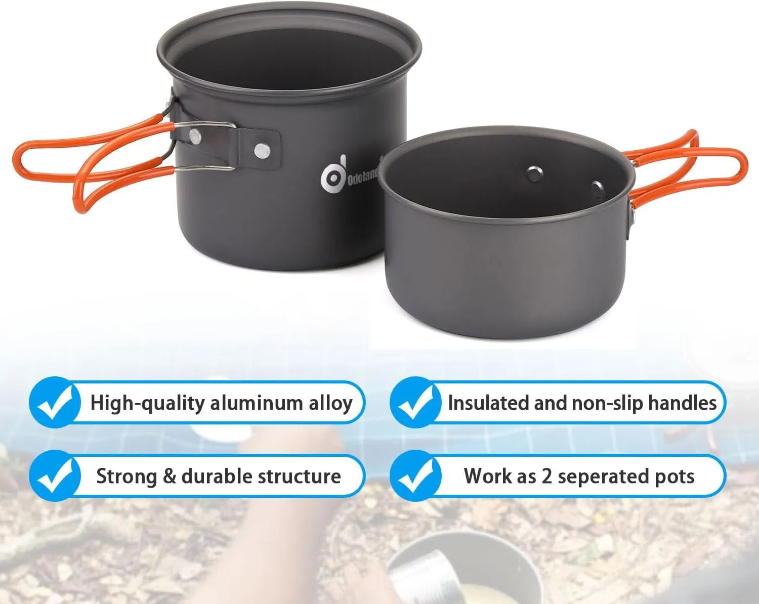 Explorer's Camping Cookware Set with Stove