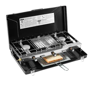 FineFlame 3 Burner Propane Stove 20,400 BTU Portable Gas Stove