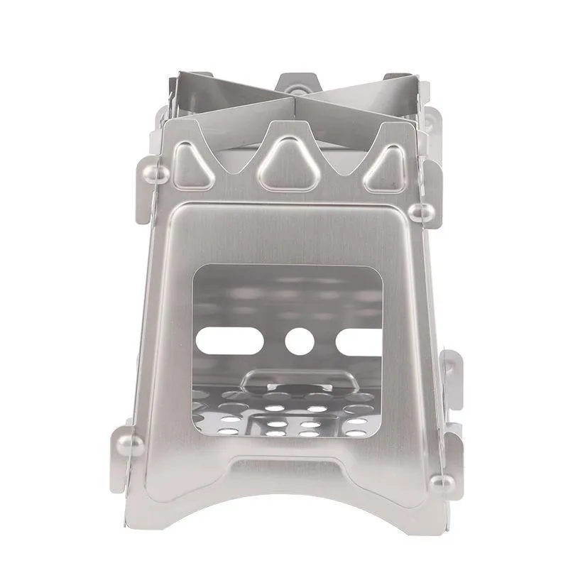 Foldable Camping Stove,Ultralight Backpacking Stove,Stainless Steel