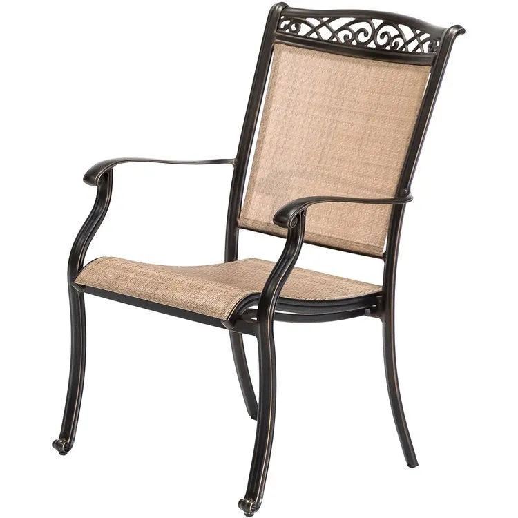 Fontana Seven-Piece Outdoor Dining Set with 38" x 72" Cast-Top Table