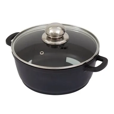 Gasmate Butane Twin Stove with Hotplate & Pot Set / Black