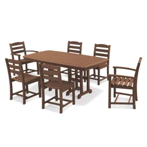 La Casa Cafe Seven-Piece Dining Set - Teak