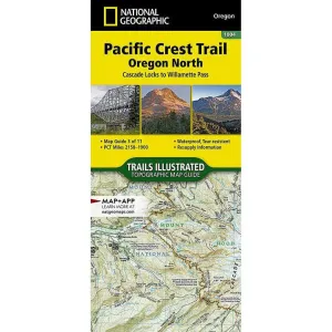 National Geographic Pacific Crest Trail: Oregon North Map [Cascade Locks to Willamette Pass]