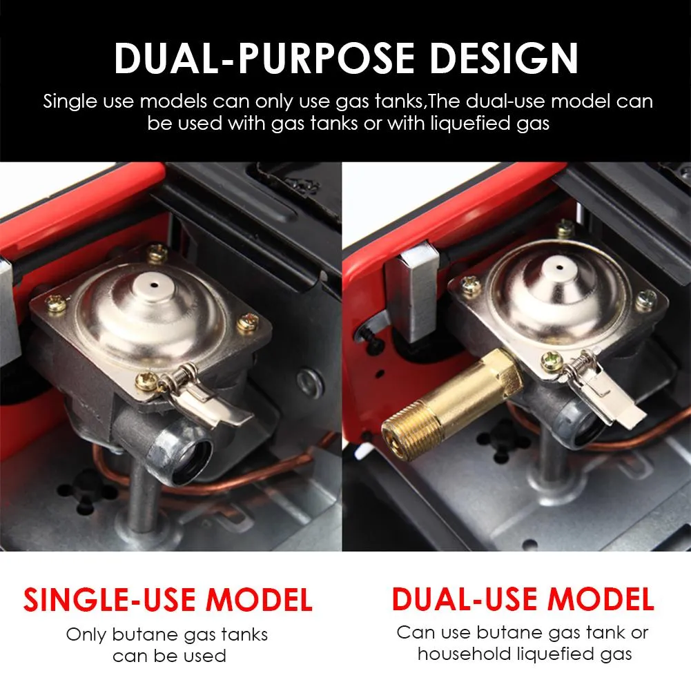 Portable Butane Gas Stove With Carrying Case