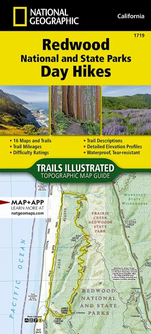 Redwood National and State Parks Day Hikes Map (National Geographic Topographic Map Guide, 1719) Map  June 20, 2024