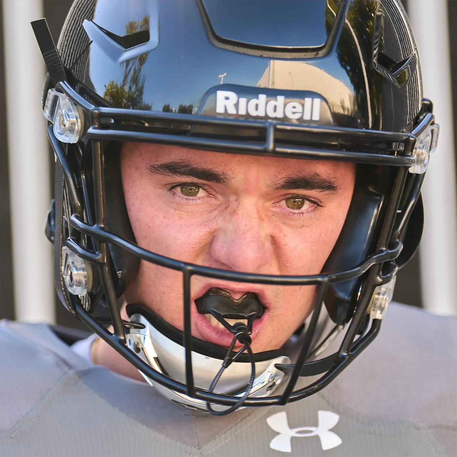 Shock Doctor Football Helmet Chin Strap, Adjustable Straps, Youth & Adult