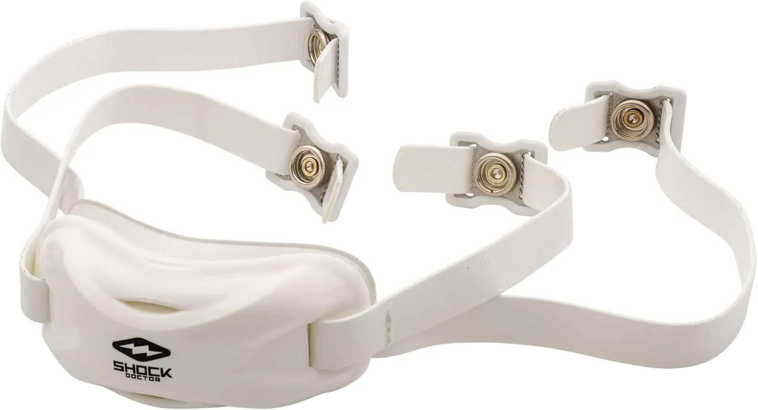 Shock Doctor Football Helmet Chin Strap, Adjustable Straps, Youth & Adult