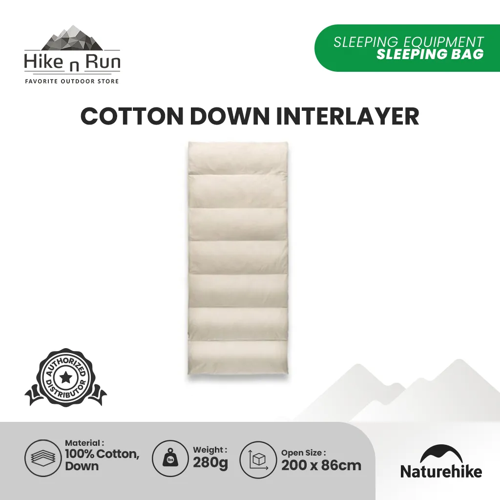 Sleeping Bag Naturehike NH20MSD01 Envelope Cotton E200