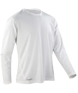 Spiro quick-dry long sleeve t-shirt | White
