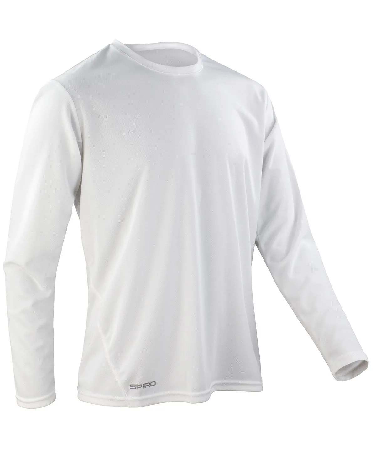 Spiro quick-dry long sleeve t-shirt | White
