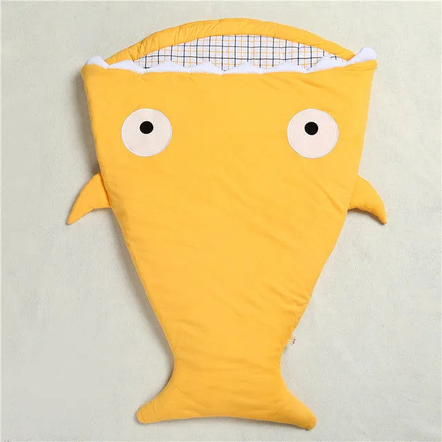 SR058 2017 Shark newborn sleeping bag sleeping bag winter stroller bed swaddle blanket wrap bedding cute baby sleeping bag