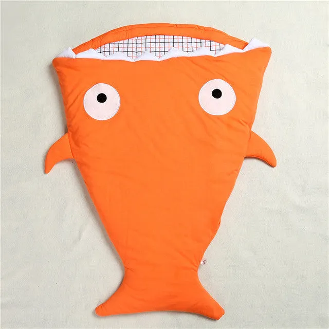 SR058 2017 Shark newborn sleeping bag sleeping bag winter stroller bed swaddle blanket wrap bedding cute baby sleeping bag