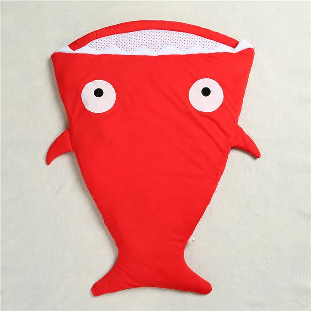 SR058 2017 Shark newborn sleeping bag sleeping bag winter stroller bed swaddle blanket wrap bedding cute baby sleeping bag