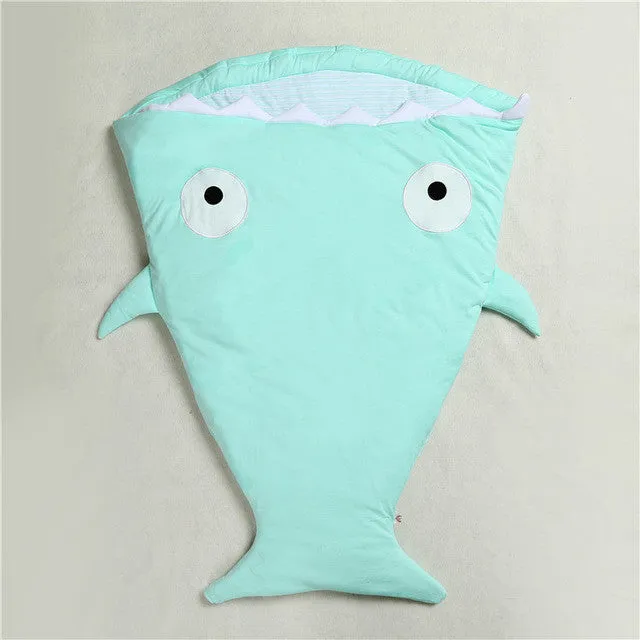 SR058 2017 Shark newborn sleeping bag sleeping bag winter stroller bed swaddle blanket wrap bedding cute baby sleeping bag
