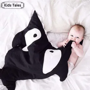 SR058 2017 Shark newborn sleeping bag sleeping bag winter stroller bed swaddle blanket wrap bedding cute baby sleeping bag