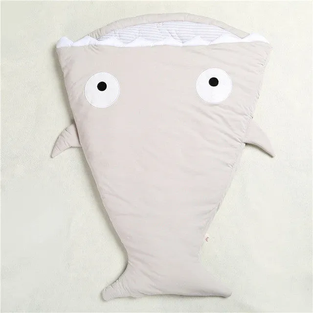 SR058 2017 Shark newborn sleeping bag sleeping bag winter stroller bed swaddle blanket wrap bedding cute baby sleeping bag