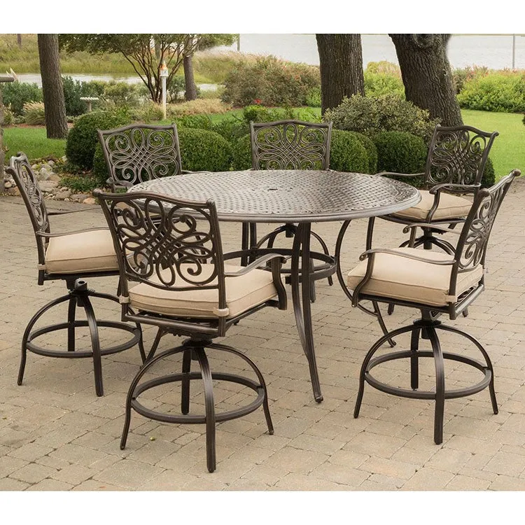 Traditions Seven-Piece High-Dining Bar Set