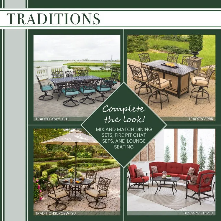 Traditions Seven-Piece High-Dining Bar Set