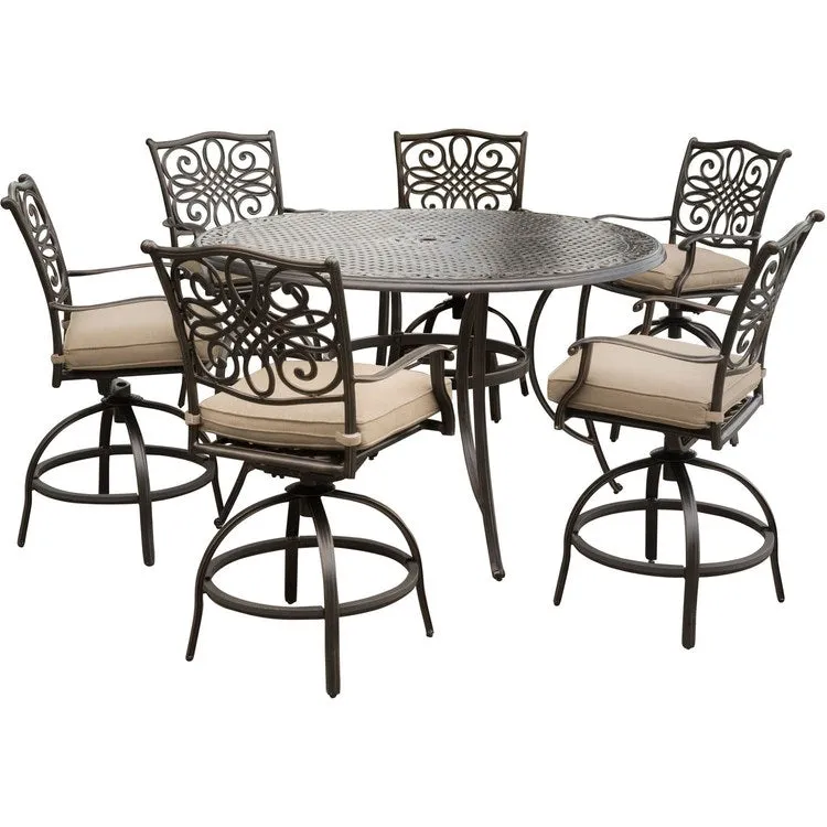 Traditions Seven-Piece High-Dining Bar Set
