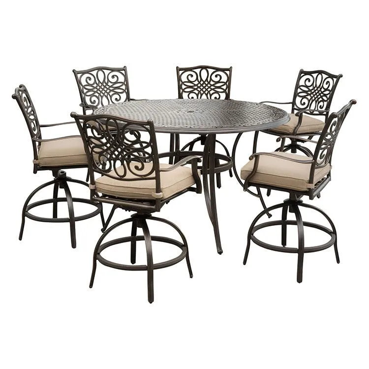 Traditions Seven-Piece High-Dining Bar Set