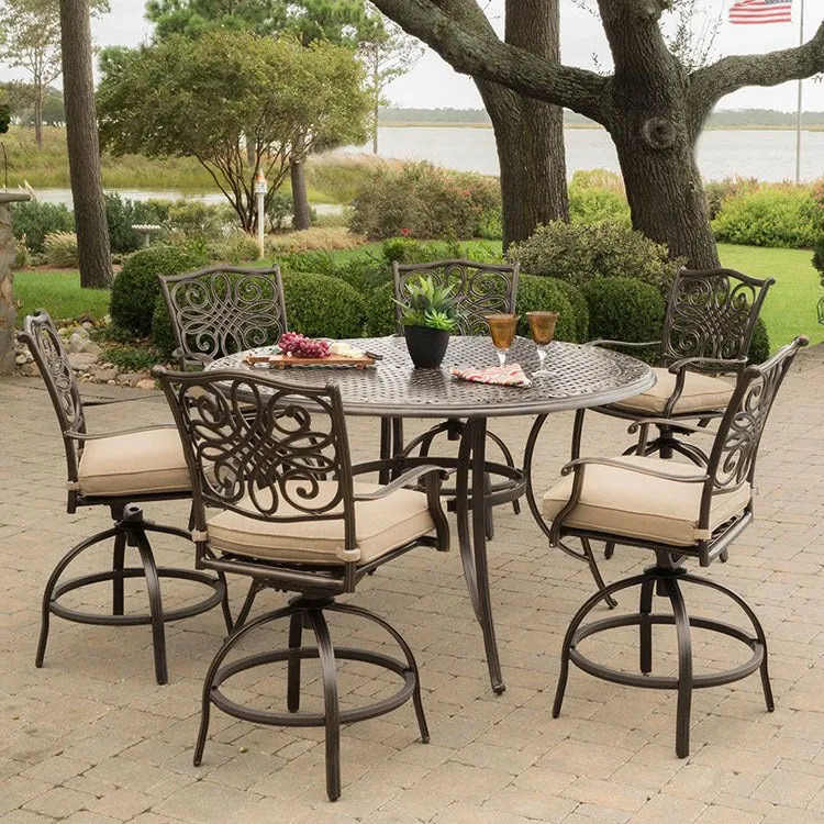 Traditions Seven-Piece High-Dining Bar Set