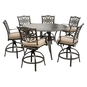 Traditions Seven-Piece High-Dining Bar Set