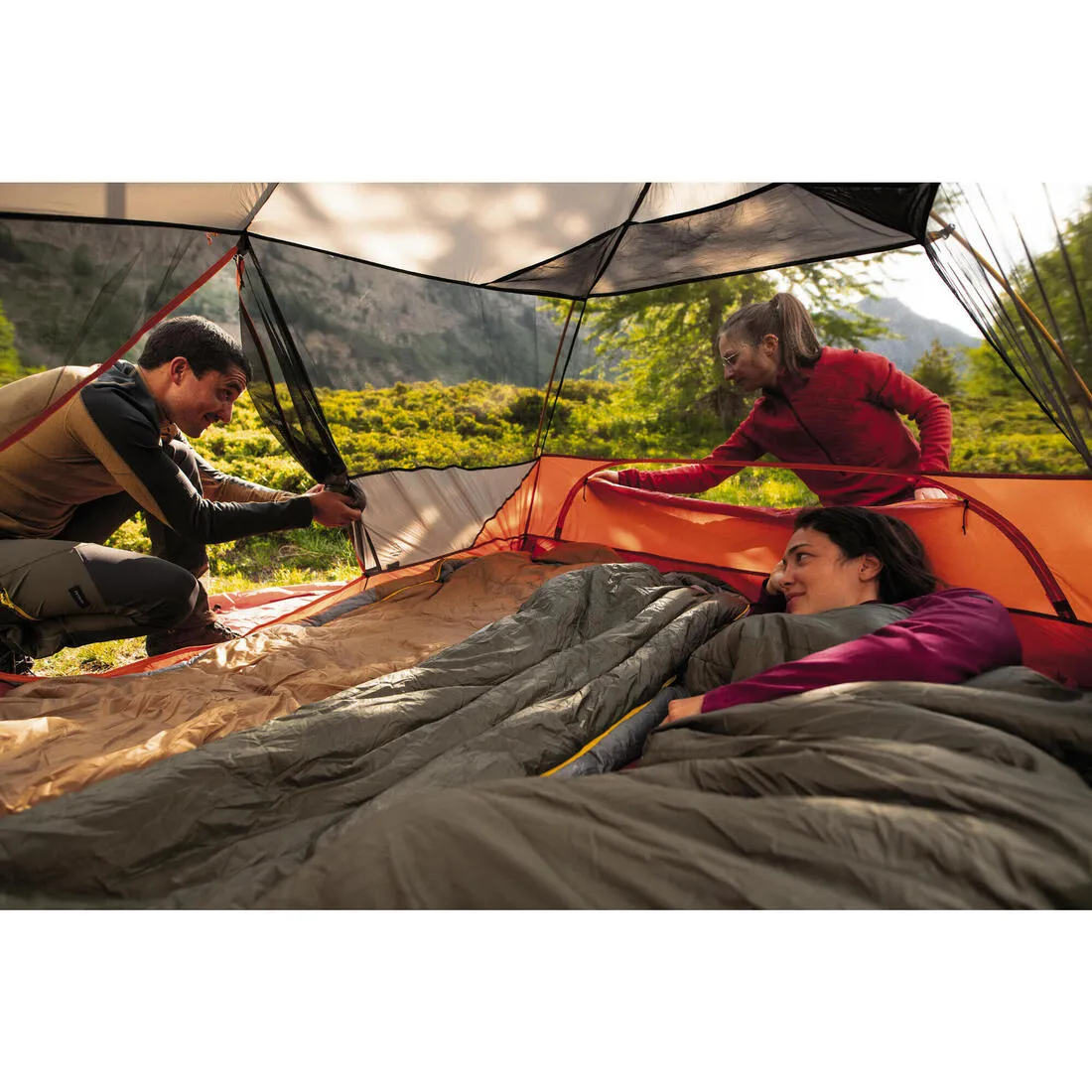 Trekking Sleeping Bag MT500 0°C - Polyester