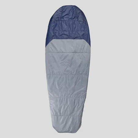 Twinnable feather sleeping bag - blue