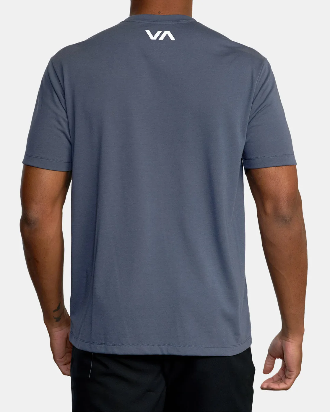 VA RVCA Blur Short Sleeve Performance Tee - Ombre Blue