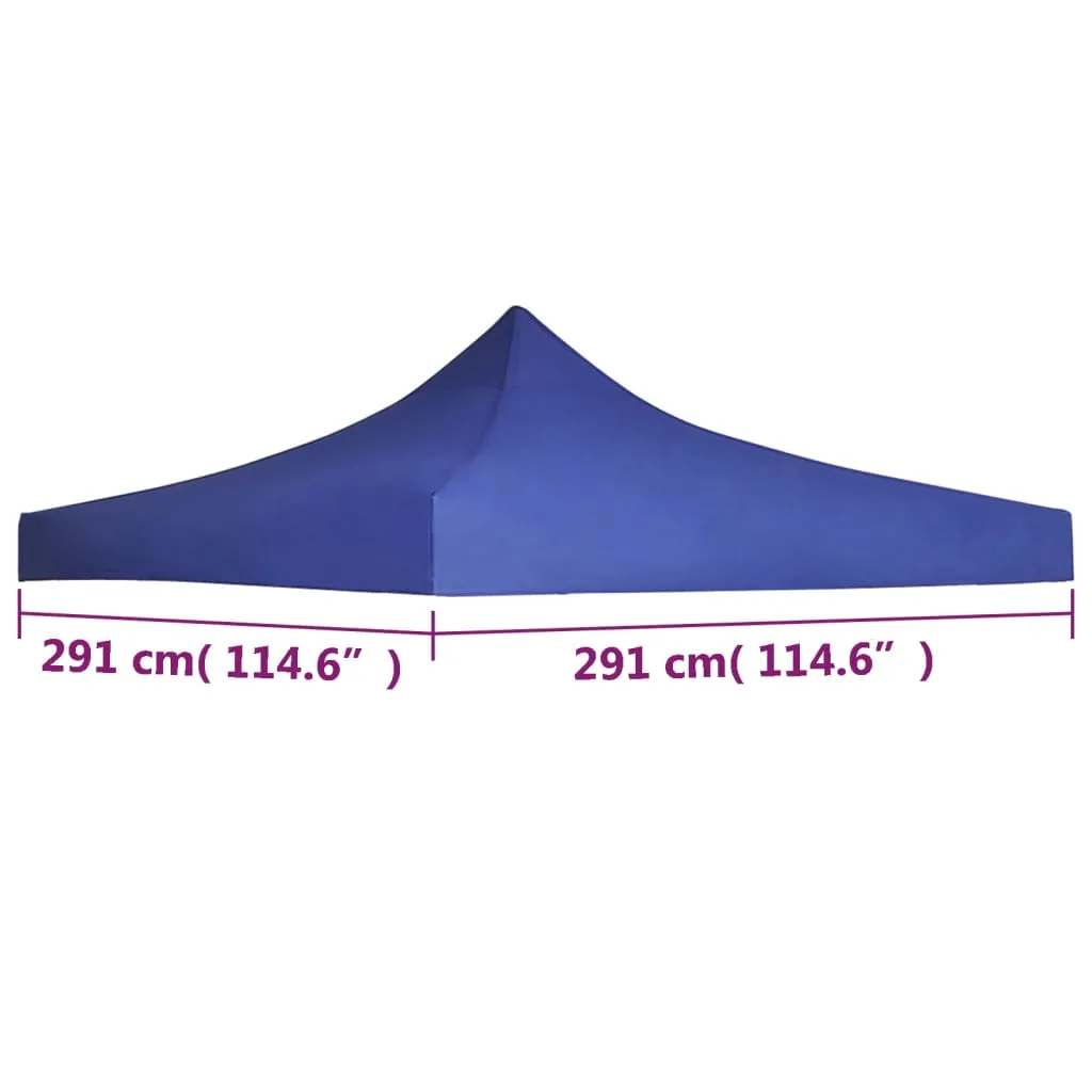 vidaXL Party Tent Roof 3x3 m Blue