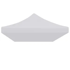 vidaXL Party Tent Roof 3x6 m White