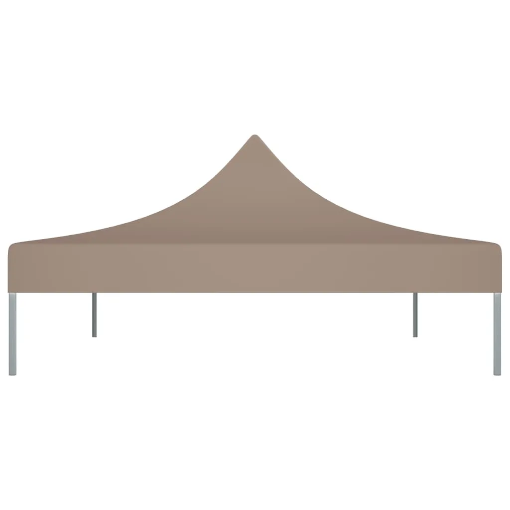 vidaXL Party Tent Roof 4.5x3 m Taupe 270 g/m²